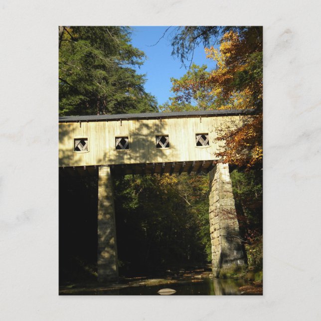Windsor Mills Rd Covered Bridge Ashtabula County O Postcard (Front)