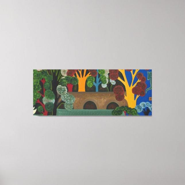 Windsor Park at the Height of Summer 2011 Canvas Print (Front)