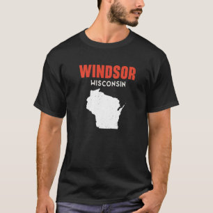 Windsor USA State America Travel Montanan Helena T-Shirt