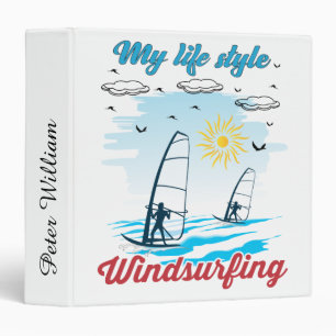 Windsurf Est Mon Style De Vie 3 Classeur Bague