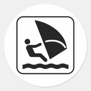 Windsurf Symbol Sticker