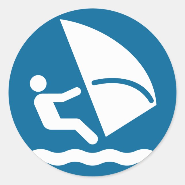 Windsurf Symbol Sticker (Front)