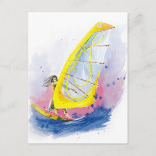 Windsurfer Postcard