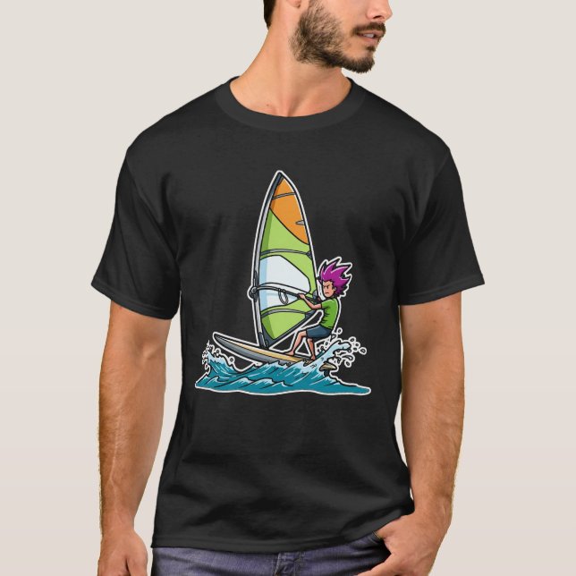 Windsurfer Windsurfing T-Shirt (Front)