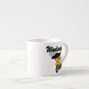 Windsurfing Chick #4 Espresso Cup