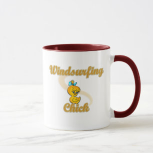 Windsurfing Chick Mug