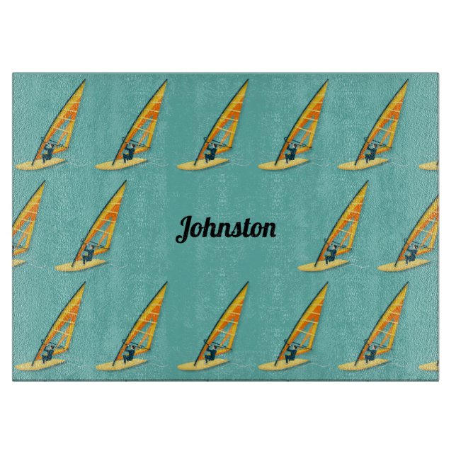 Windsurfing Cutting Board (Front)