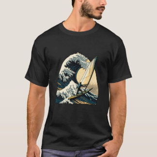 Windsurfing Great Wave off Kanagawa T-Shirt