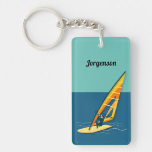 Windsurfing Keychain