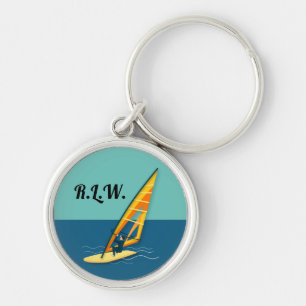 Windsurfing Keychain