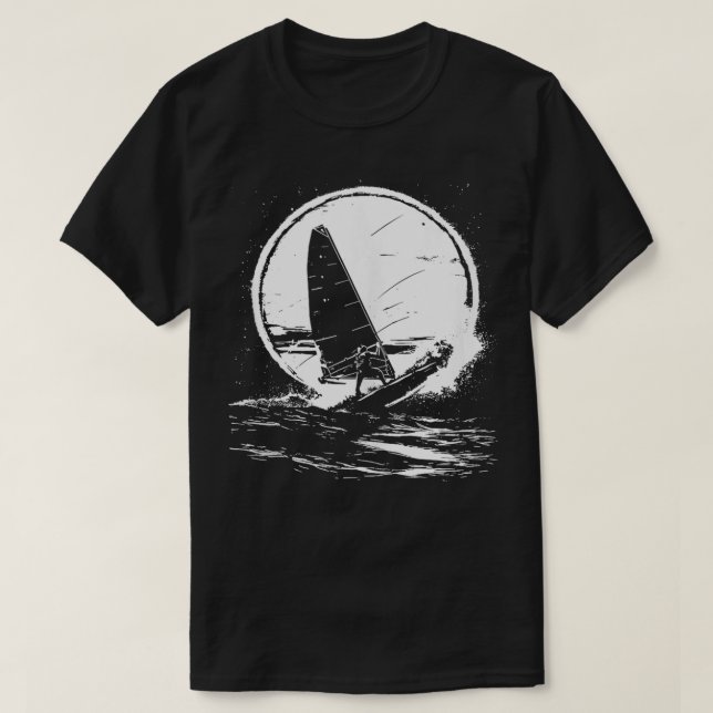Windsurfing Lover Kitesurfing  T-Shirt (Design Front)