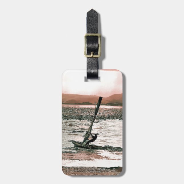 WINDSURFING LUGGAGE TAG (Front Vertical)