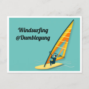 Windsurfing Postcard