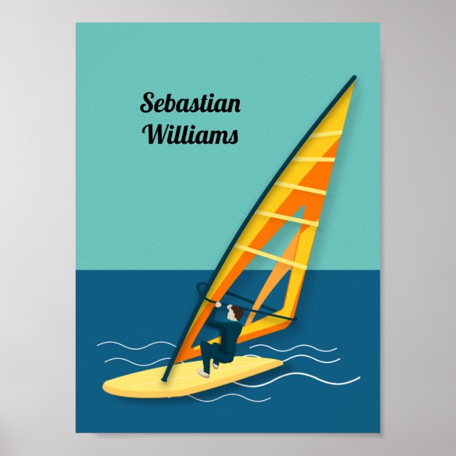 Windsurfing Poster (Front)