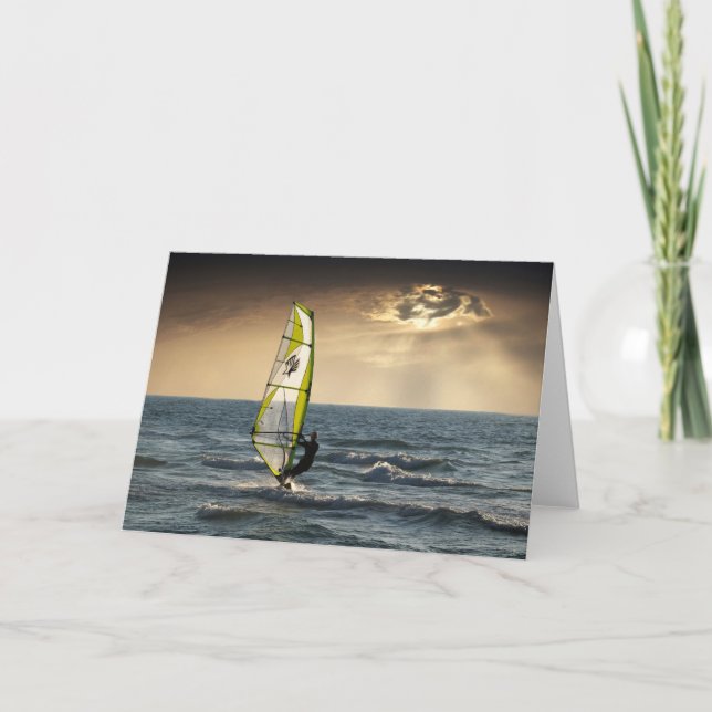 Windsurfing the Waves Card (Front)