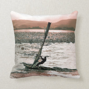 WINDSURFING THROW PILLOW