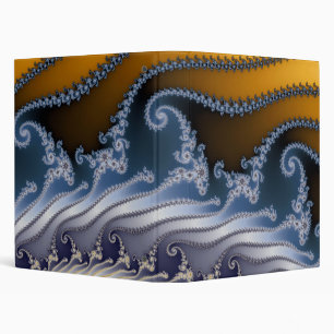 Windswept Fractal Art Binder