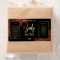 Windswept Glitter Red Black Gold Body Butter Label