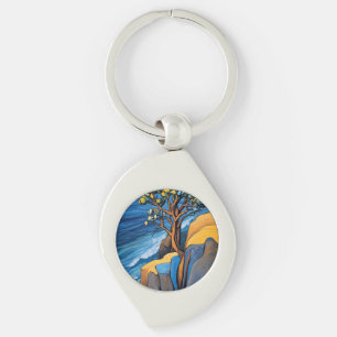 Windswept Serenity Keychain