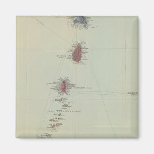 Windward Islands 2 Magnet