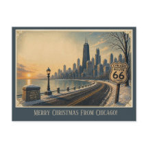 Windy City Christmas Travel Greetings