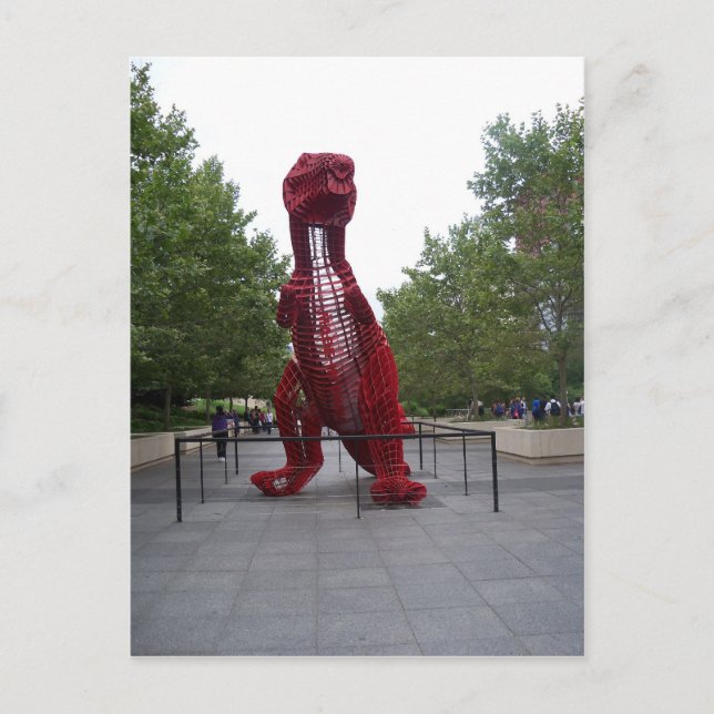 Windy City Dinosaur Postcard (Front)