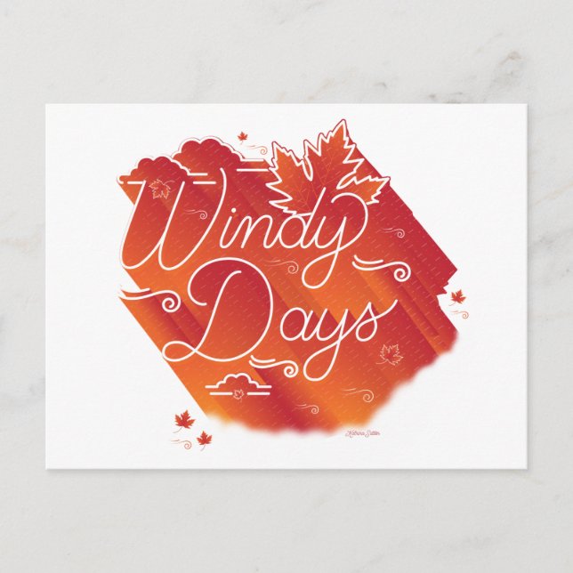 Windy Days / Postcard (Front)
