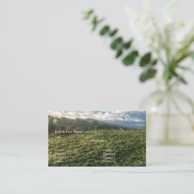 Windy Hill 9 Business Card (Standing Front)