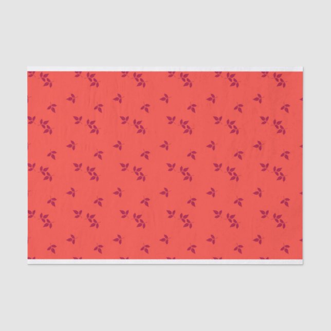 Windy Leaves Tissue Paper (Front)