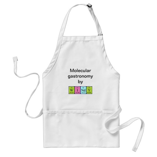 Windy periodic table name apron (Front)