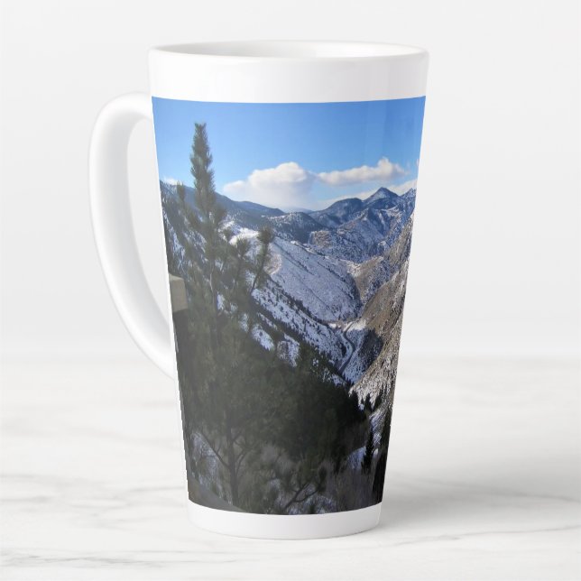 Windy Saddle Park, Golden, Colorado Latte Mug (Left Angle)