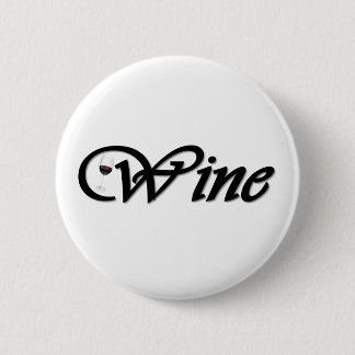 Wine 2 Inch Round Button