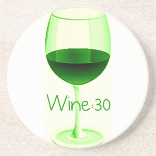 Wine:30 Red Wine Coaster