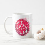 Wine a Little Laugh A Lot Personalized Coffee Mug<br><div class="desc">Fun coffee mug features fun text "Wine a Little Laugh A Lot" on a red wine stain and your first name printed vertically on the side. A memorable gift for family and friends or create for yourself. MATCHING items in our collection.</div>