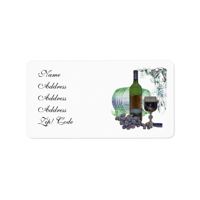 Wine Address Label (Front)