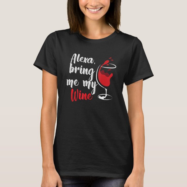 Wine Aerator Wine Tumbler Amy Winehouses Wine Cabi T-Shirt (Front)