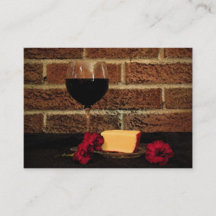 Wine and Cheese ATC Business Card