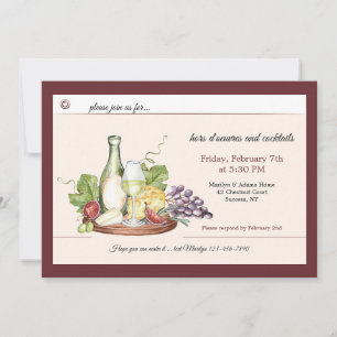 Wine and Cheese Invitation