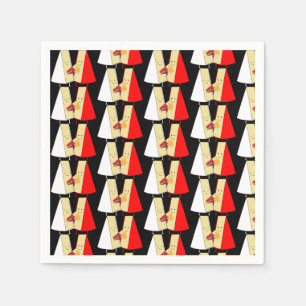 Wine And Cheese Lovers Napkin
