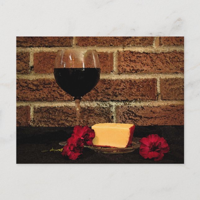 Wine and Cheese Postcard (Front)