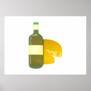 Wine and Cheese Poster