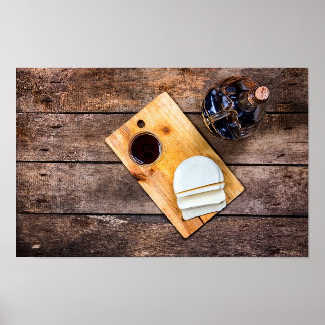 Wine and cheese poster (Front)