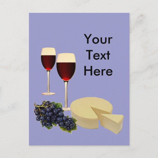 Wine and Cheese Series Postcard (Front)
