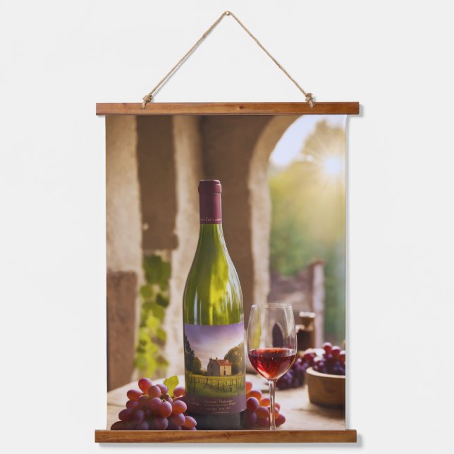 Wine and Grape Tapestry (Front)