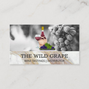 Wine and Grapes   Vineyard   Appt Business Card