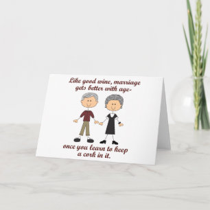 Wine and Marriage Card