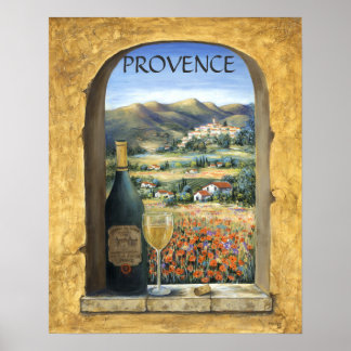 Wine And Poppies Poster