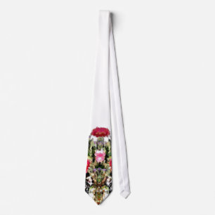 Wine and Roses Tie