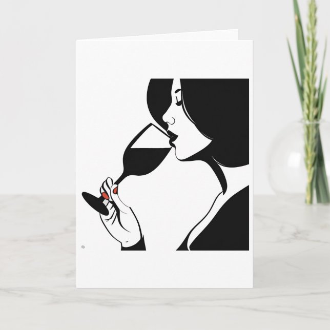 Wine Art Card (Front)