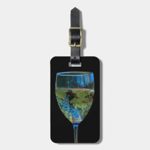 Wine Art Luggage Tag